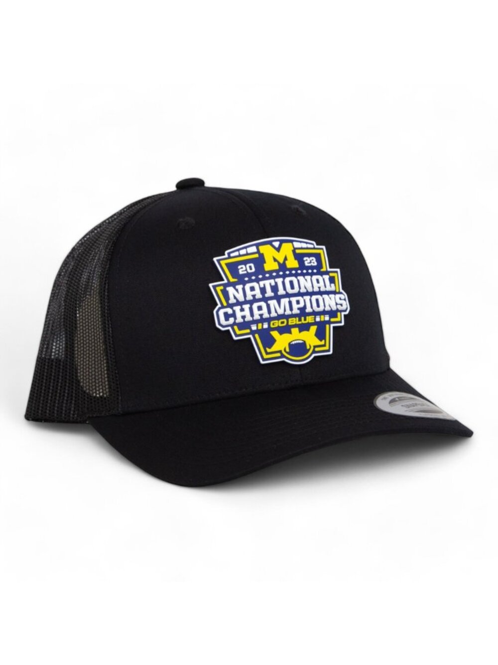 Michigan Wolverines 2023 College Football National Champions 3D YP Trucker Hat